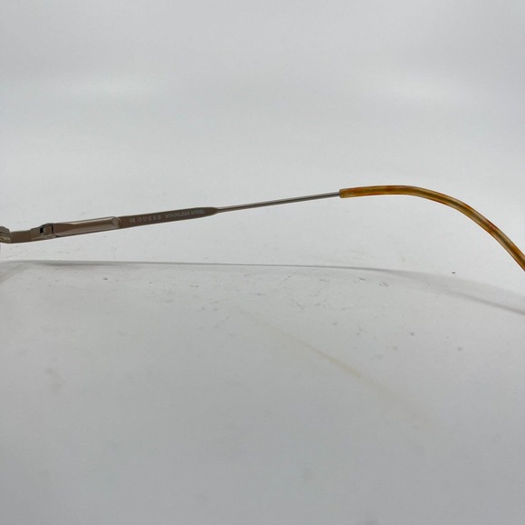 Guess GU 457 Silver Yellow Full Rim Metal Eyeglasses Frame 52-19 H7353 - Picture 6 of 7